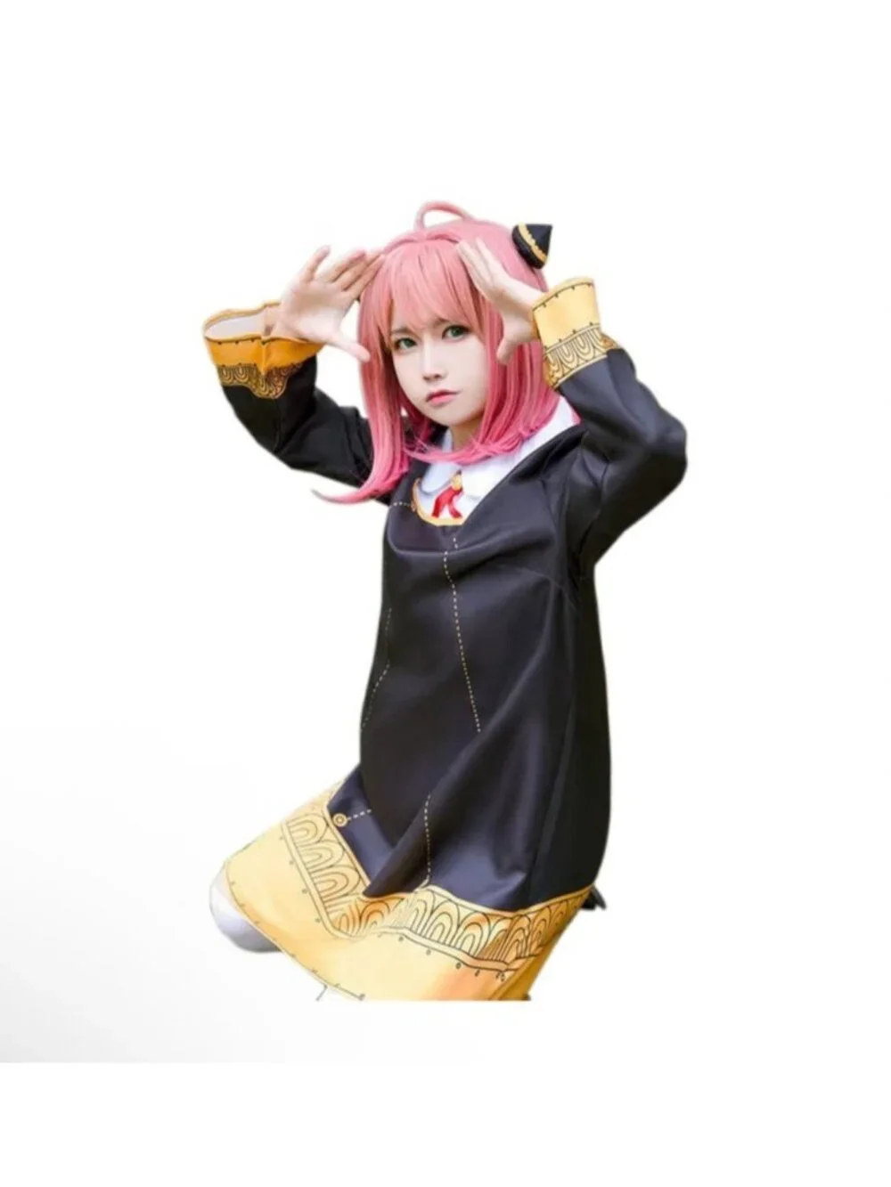 Anime Anya Forger Cosplay Set Halloween Costume Little Girl Size 110 4-5 yrs